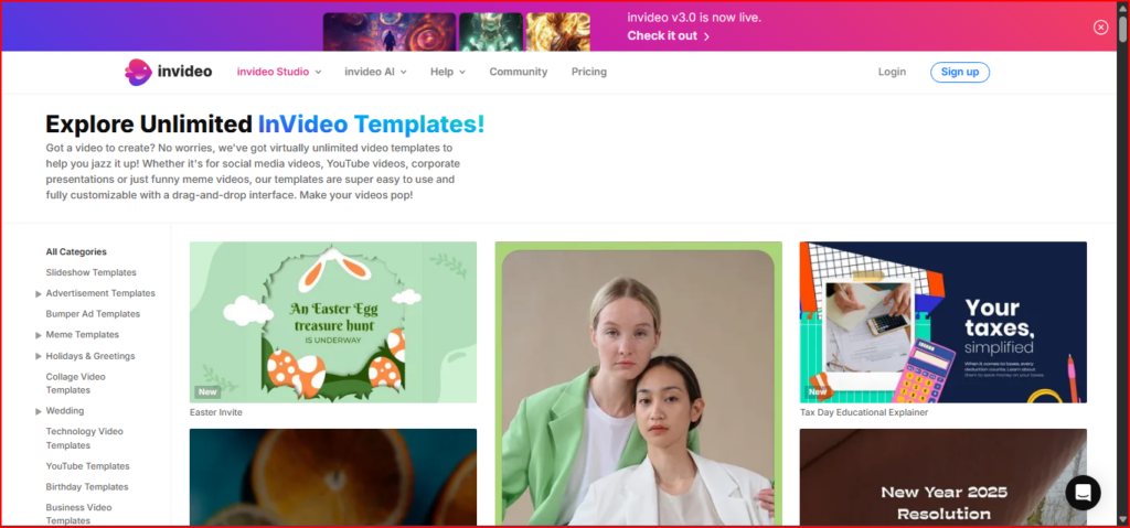 uses  invideos 